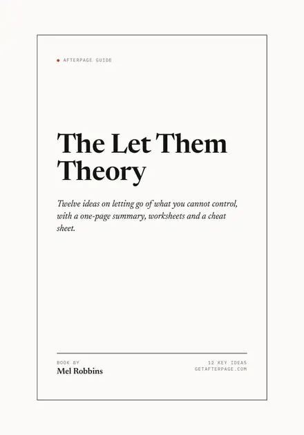 Cover of the Afterpage Key Ideas guide to The Let Them Theory.